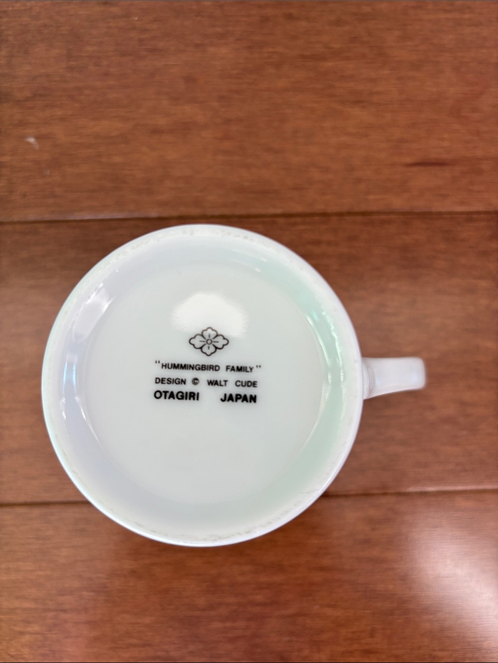 🍀3 for $25🍀 Otagiri Japan ceramic mug featuring a hummingbird family. - Picture 4 of 4
